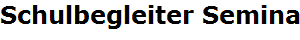 Schulbegleiter Seminar